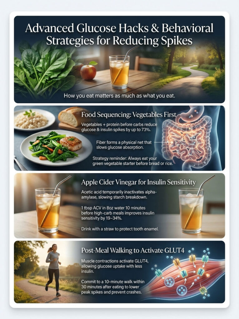 Advanced Glucose Hacks and Behavioral Strategies for Reducing Spikes