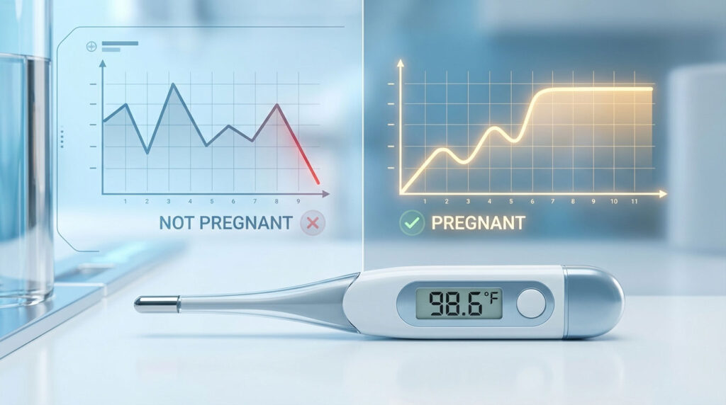 BBT Chart Patterns Pregnant vs Not Pregnant (with Pictures)