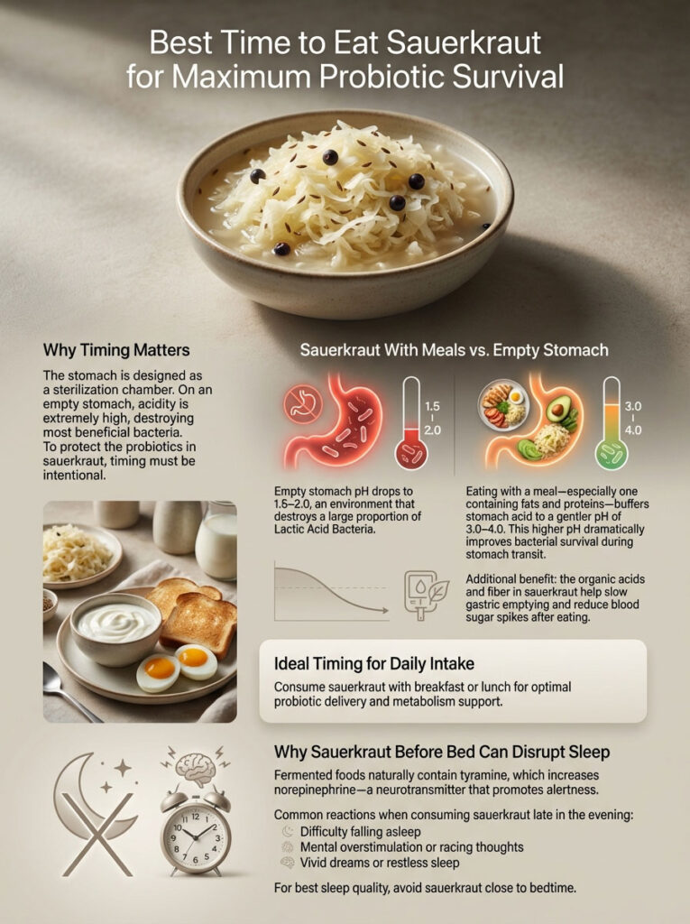 Best Time to Eat Sauerkraut for Maximum Probiotic Survival