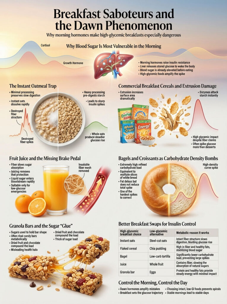 Breakfast Saboteurs (The Dawn Phenomenon Triggers)