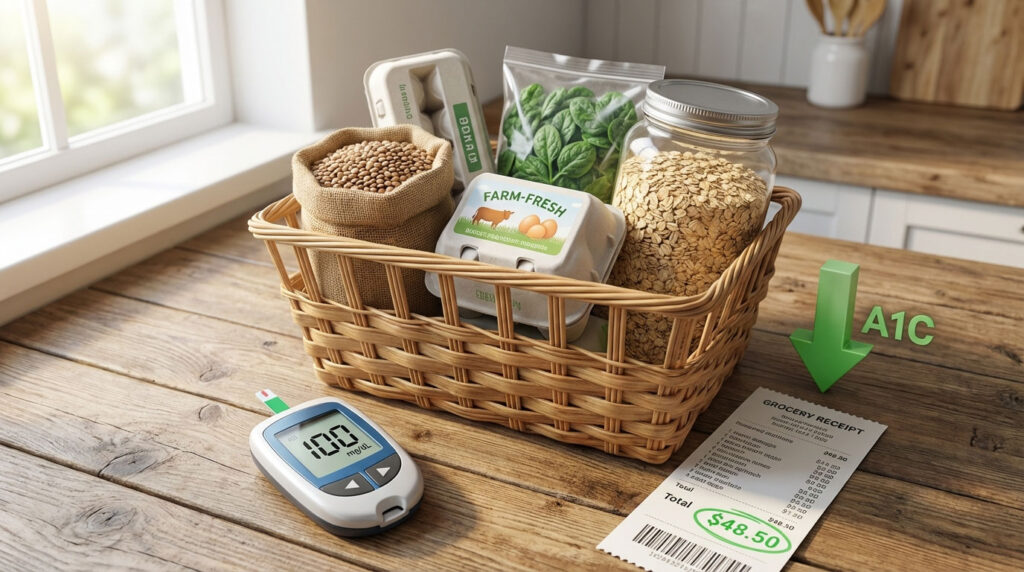 Budget-Friendly 7 Day Meal Plan for High Blood Sugar Lower Your A1C Naturally