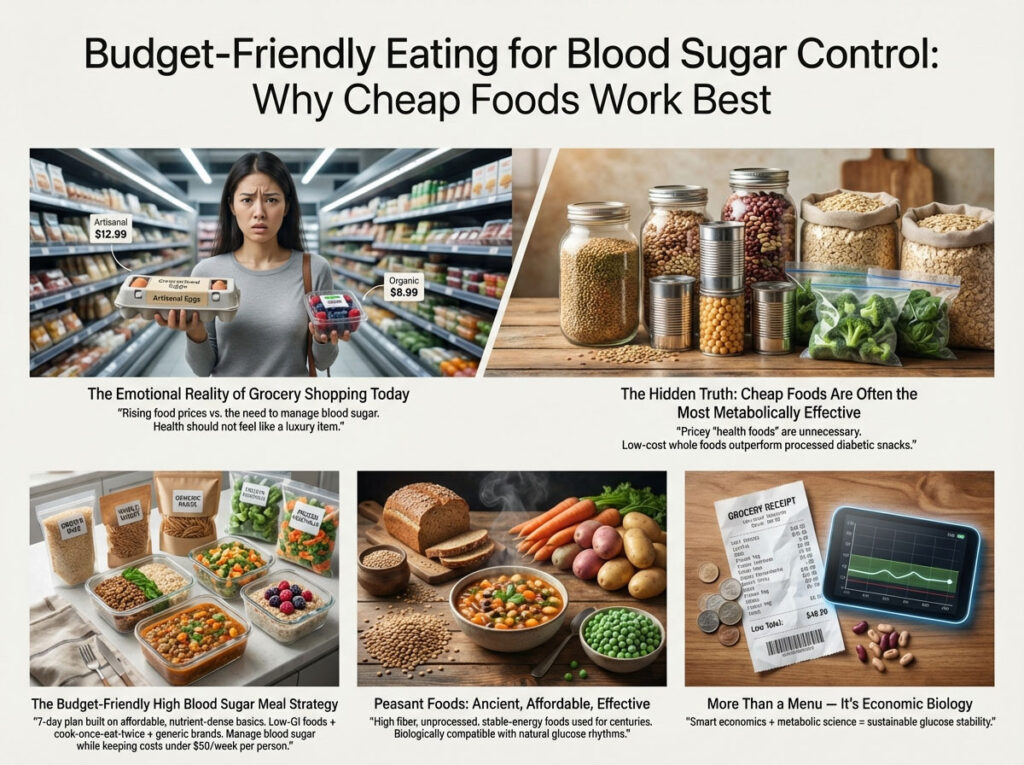 Budget-Friendly 7 Day Meal Plan for High Blood Sugar Lower Your A1C Naturally