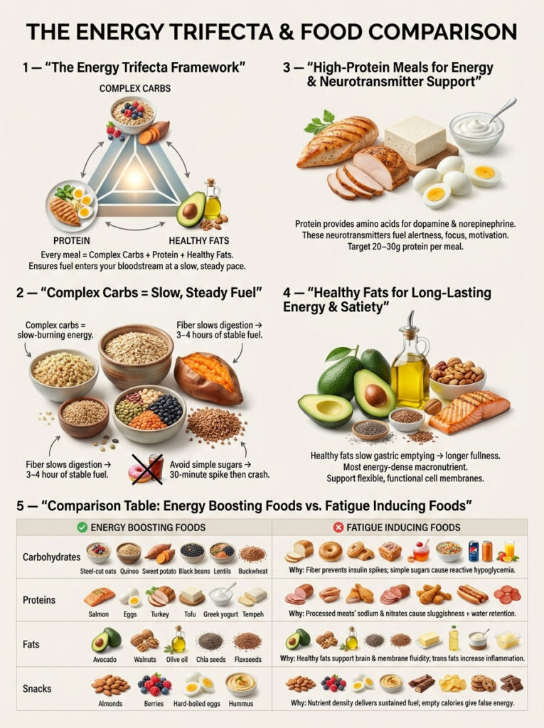 Building an Energy Boosting Diet Plan with the "Energy Trifecta"