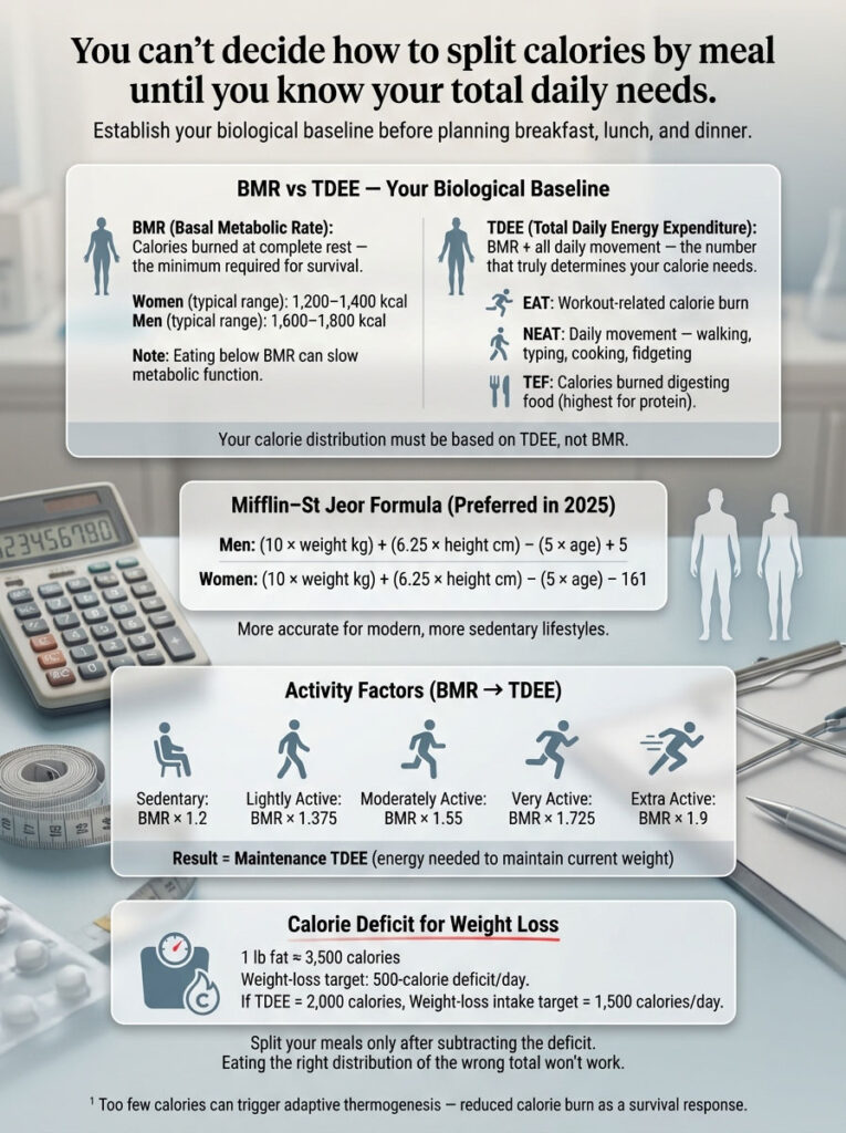 Calculating Daily Calorie Needs Using the Mifflin-St Jeor Equation