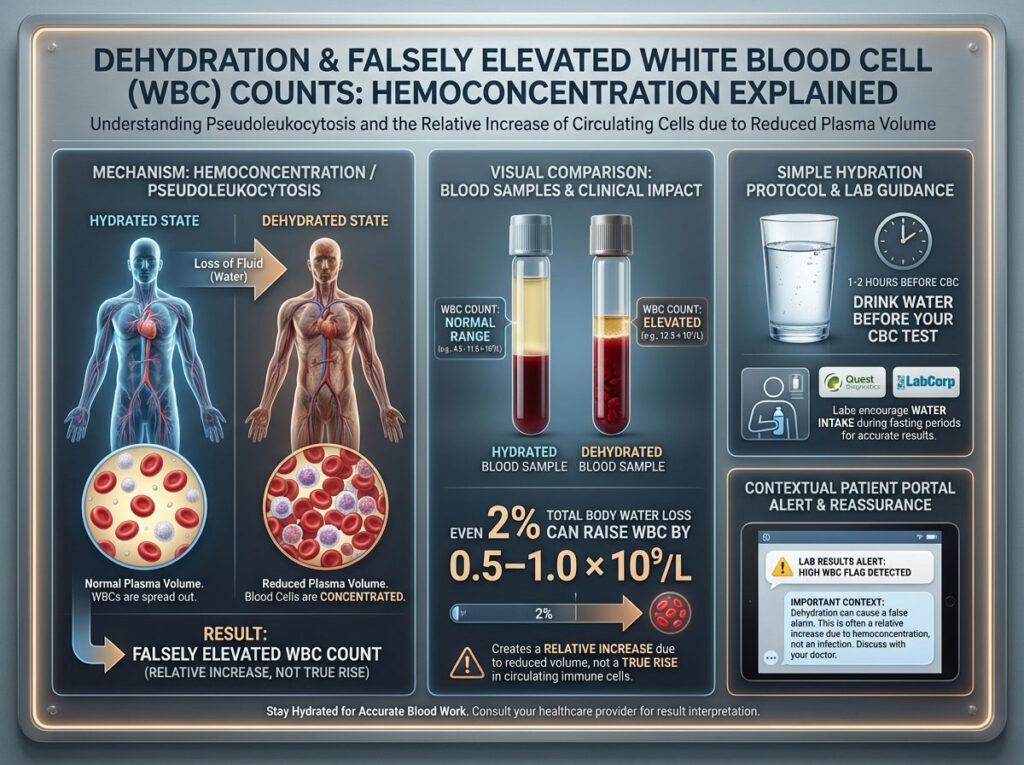 Can Dehydration Cause WBC to Be High? How to Hydrate Properly Before a Blood Draw