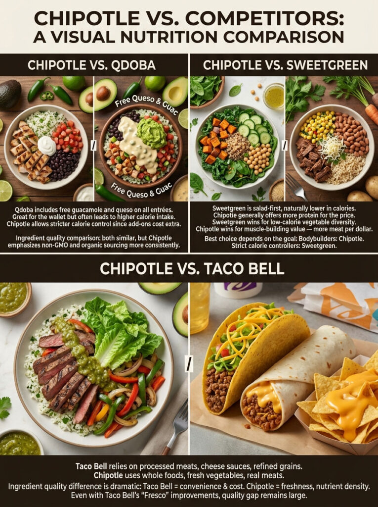 Chipotle vs. The Competition: A Nutritional Showdown