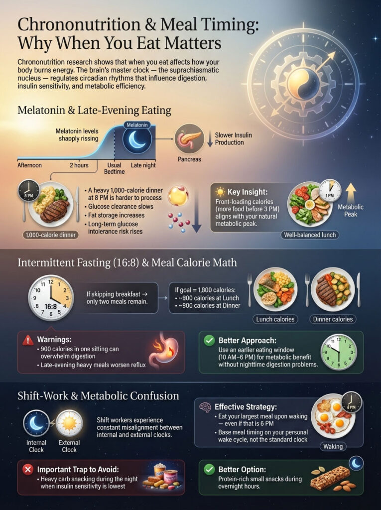 Chrononutrition and Meal Timing: Why When You Eat Matters