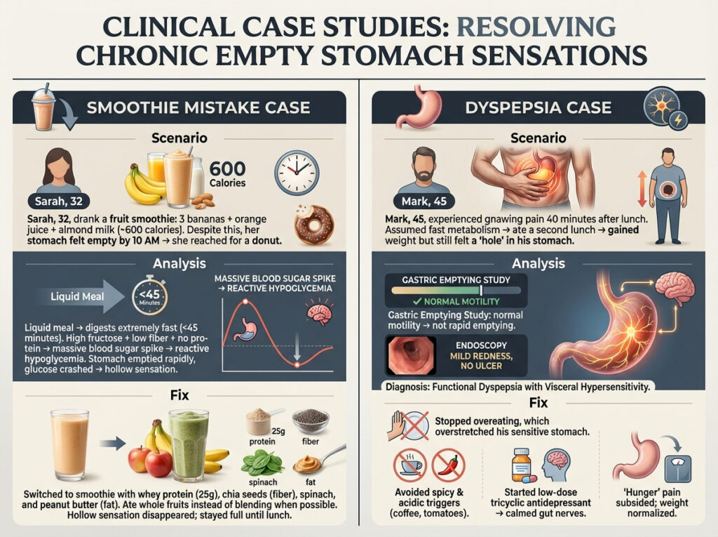 Clinical Case Studies: Resolving Chronic Empty Stomach Sensations