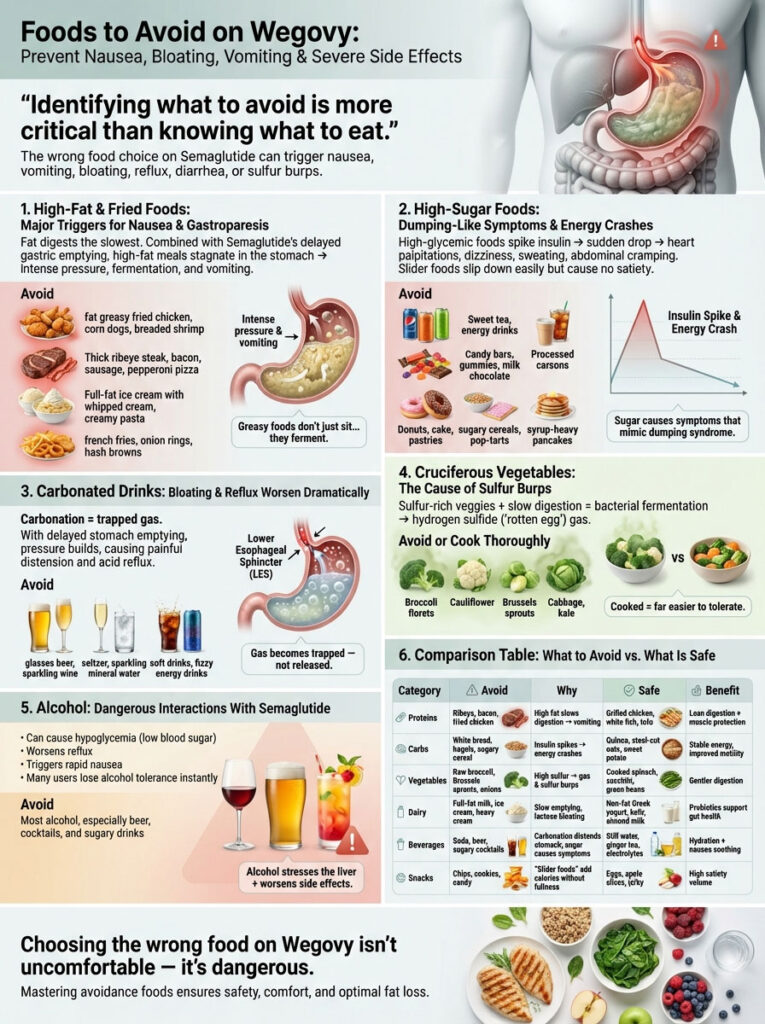 Comprehensive List of Foods to Avoid on Wegovy to Prevent Severe Side Effects