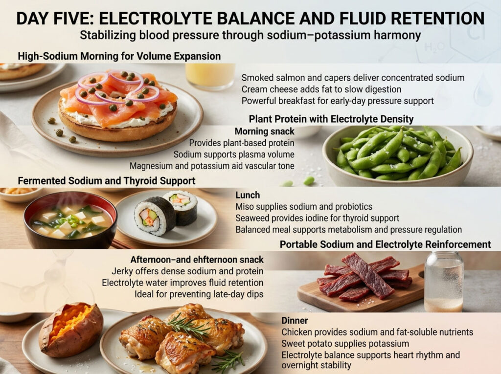 Day 5: The Electrolyte Balance and Fluid Retention Day