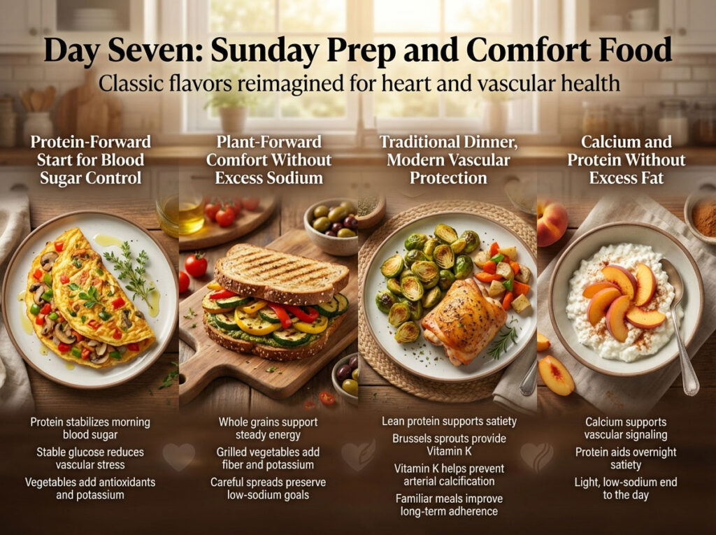 Day 7 Menu: Sunday Prep and Comfort Food