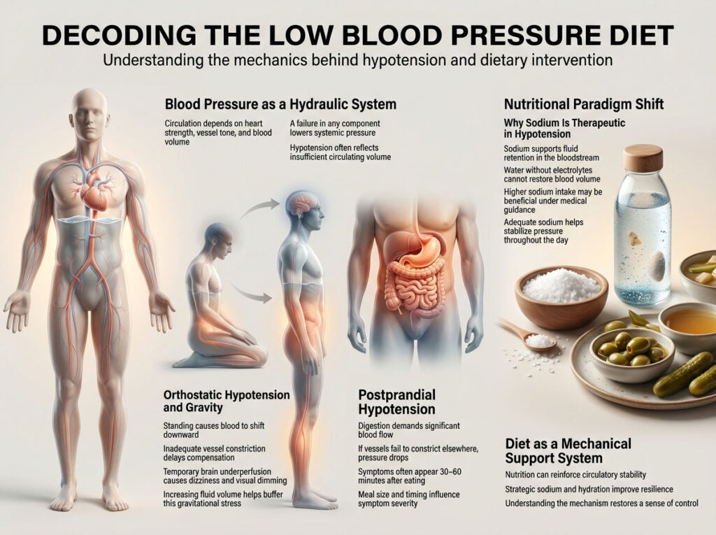 Core Concept: Decoding the Low Blood Pressure Diet and Hypotension Mechanics
