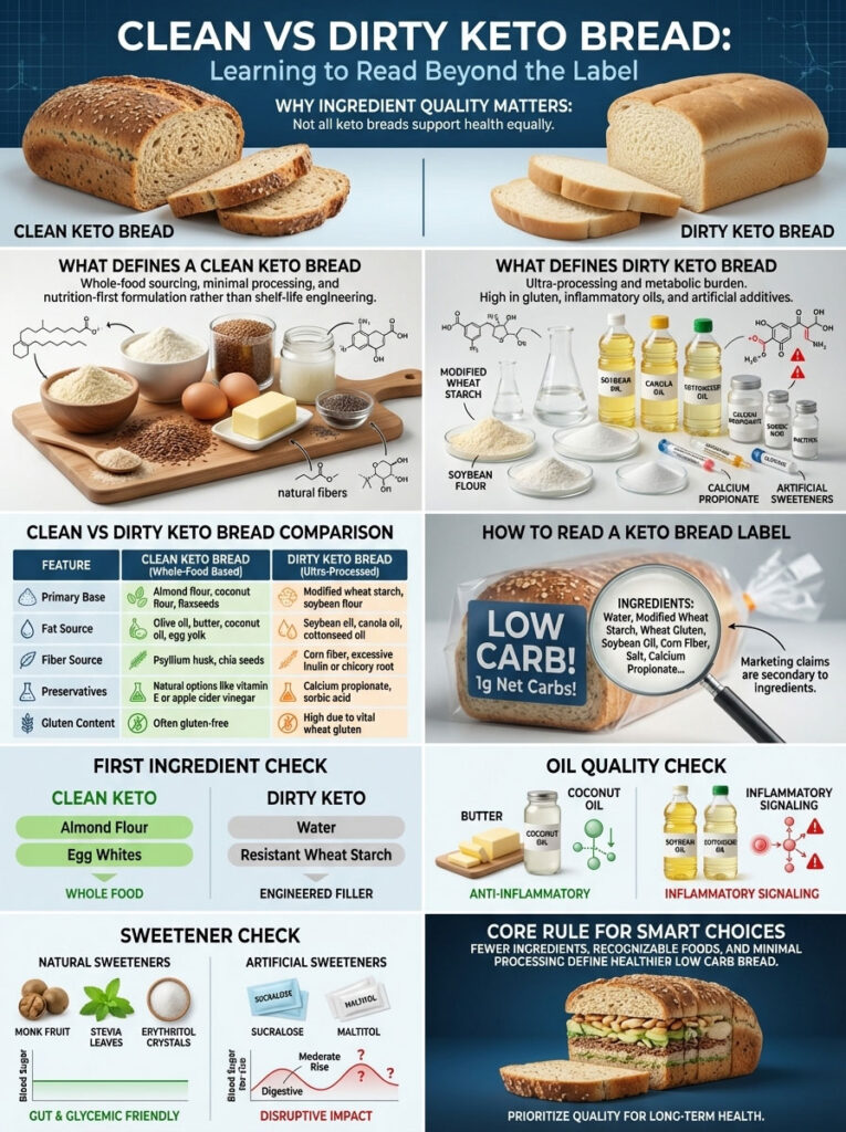 Distinguishing Between Clean and Dirty Keto Bread Ingredients