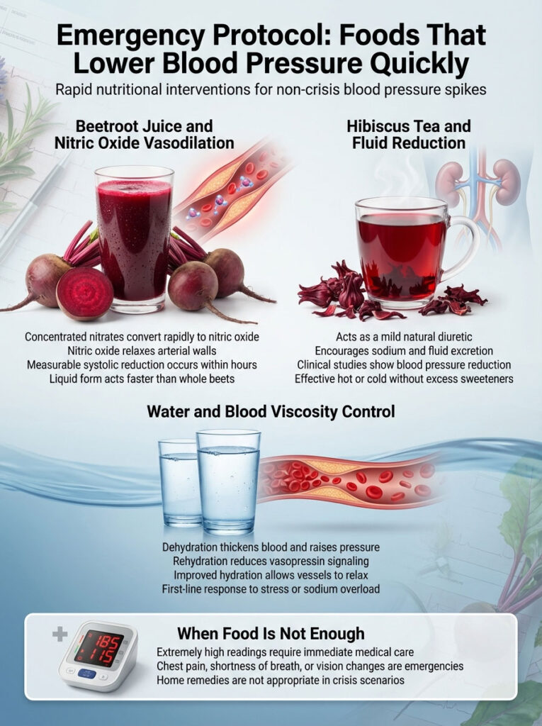 Emergency Protocol: Foods That Lower Blood Pressure Quickly
