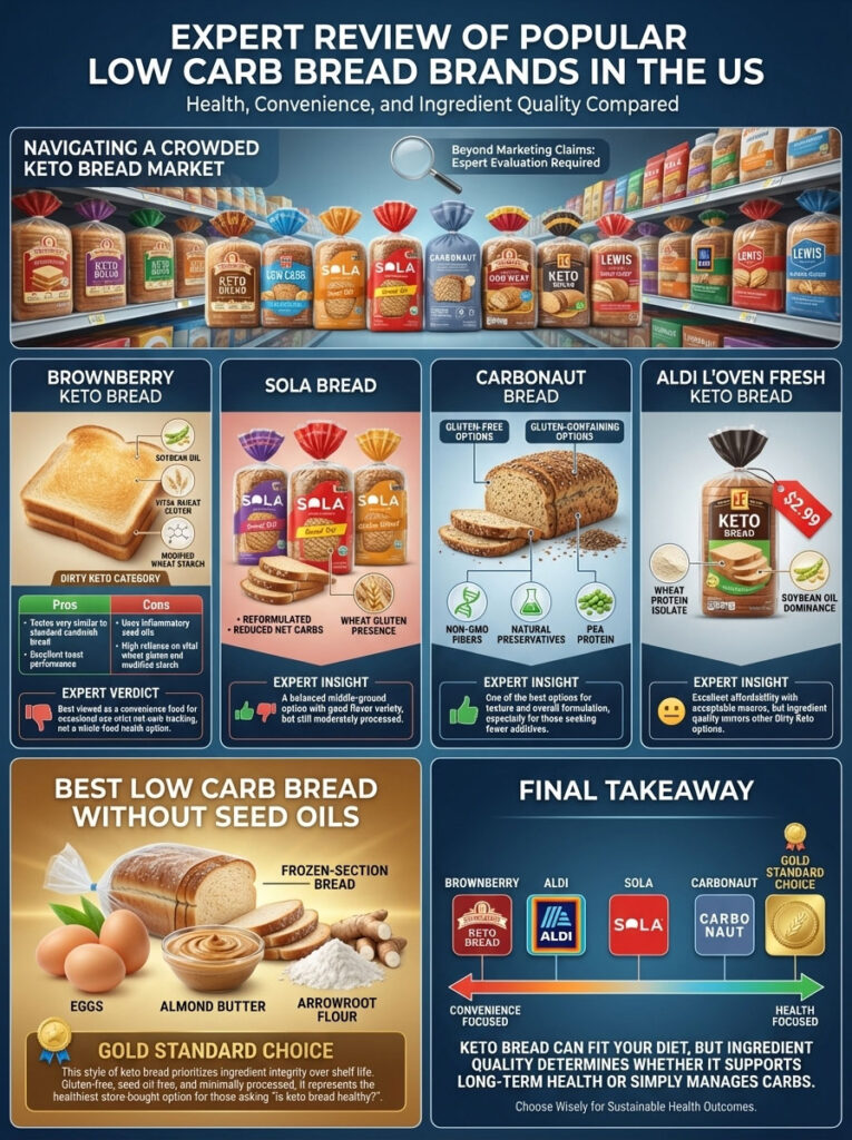 Expert Review of Top Low Carb Bread Brands in the US Market