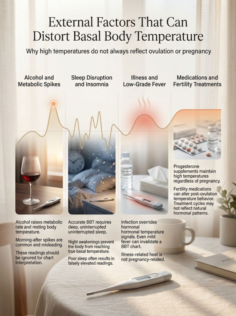 External Factors Affecting Basal Body Temperature Accuracy