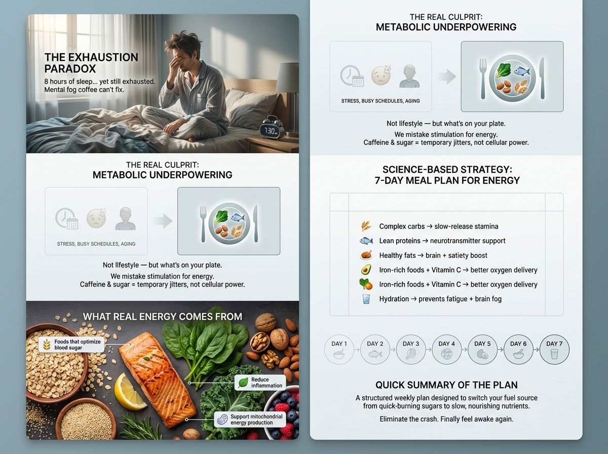 7-Day Meal Plan: Foods That Give You Energy to Fight Fatigue ...