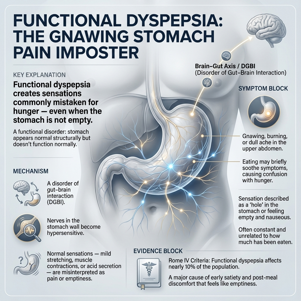 Functional Dyspepsia: The Gnawing Stomach Pain Imposter