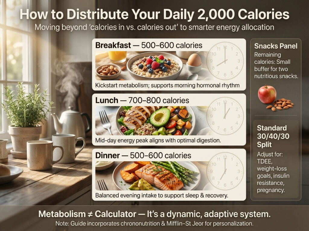 How Many Calories Should I Eat For Breakfast, Lunch & Dinner?