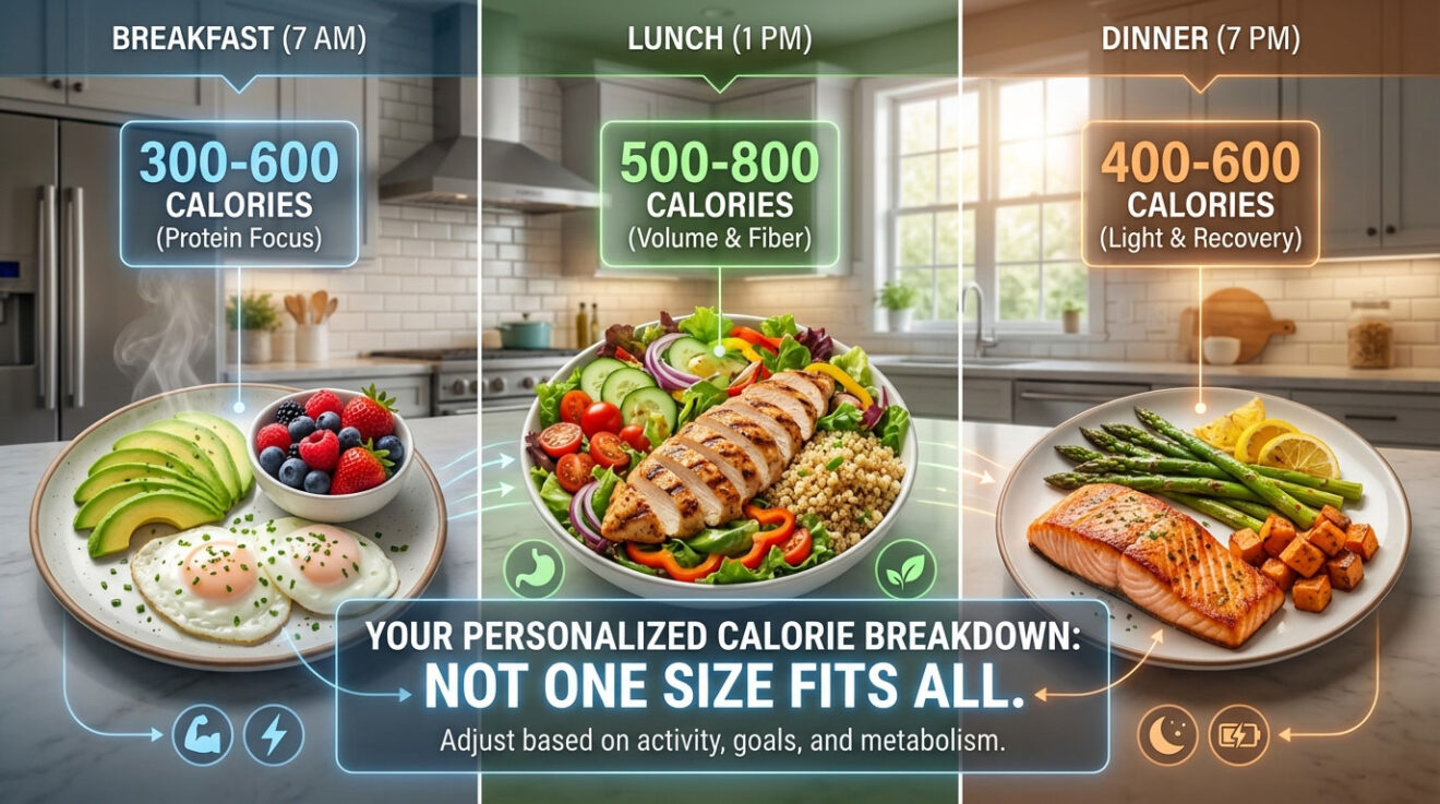 How Many Calories Should I Eat For Breakfast, Lunch & Dinner? (It’s Not ...
