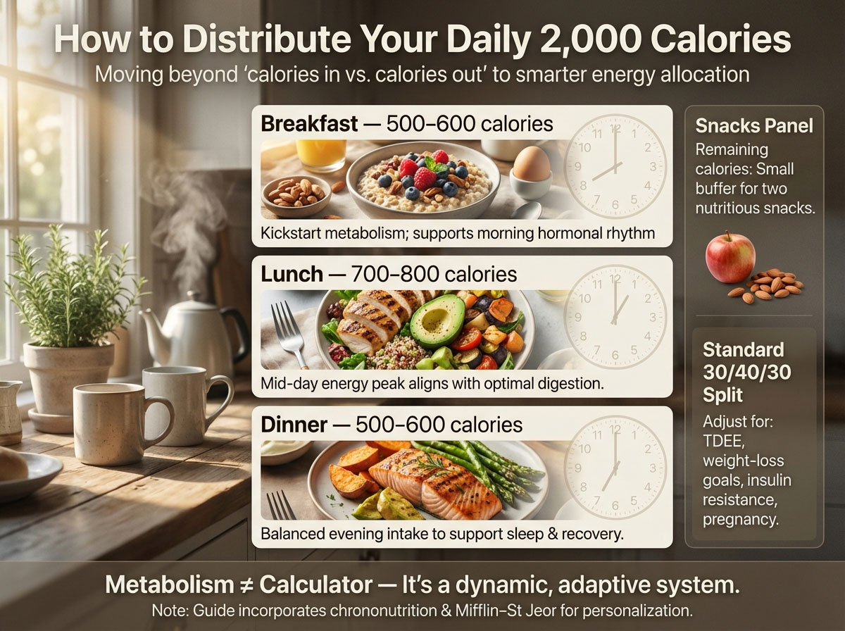 How Many Calories Should I Eat For Breakfast, Lunch & Dinner? (It’s Not ...