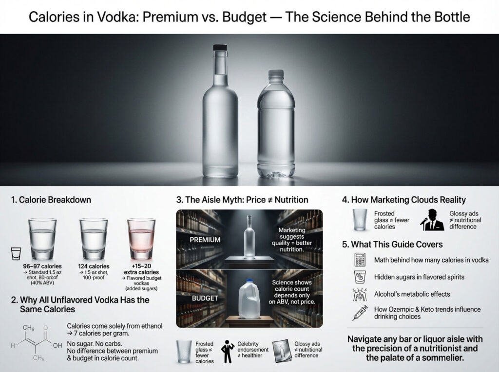 How Many Calories in a Vodka Shot? Health Breakdown & Brand Comparison