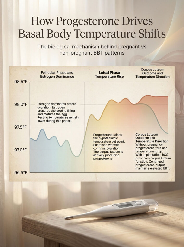 The Biological Science: How Progesterone Drives Basal Body Temperature Shifts