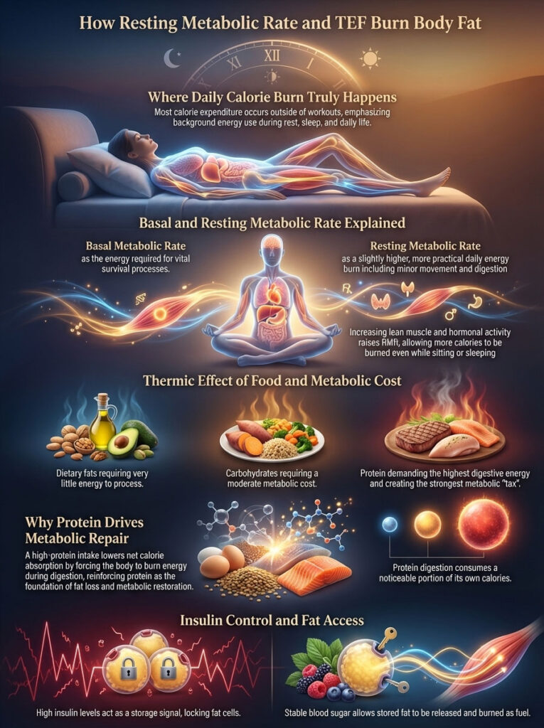 How Resting Metabolic Rate (RMR) and TEF Burn Fat