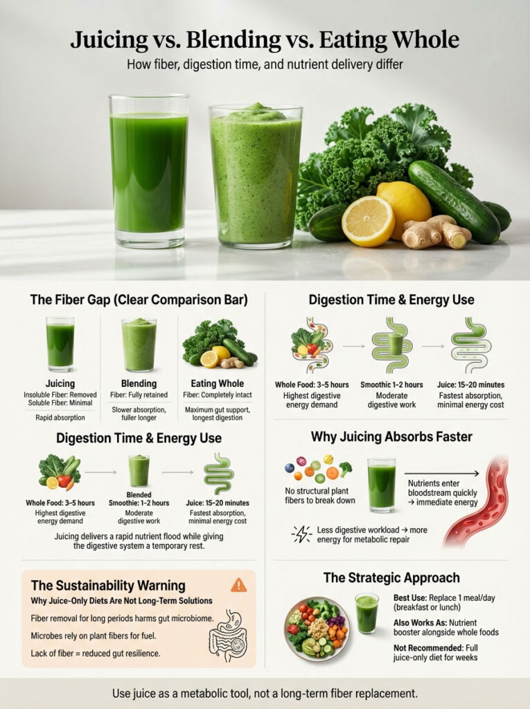 Juicing vs. Blending vs. Eating Whole