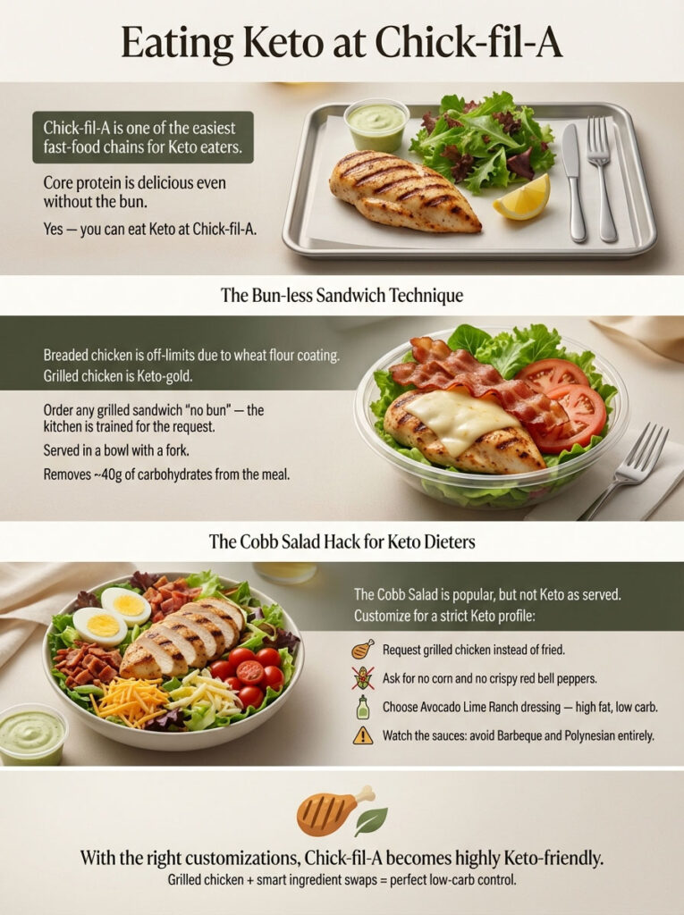 Keto Friendly Chick-fil-A Options and Low Carb Ordering Strategies