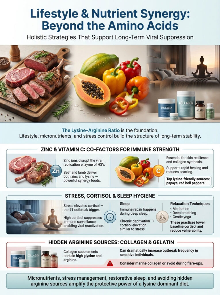 Lifestyle and Nutrient Synergy: Beyond the Amino Acids