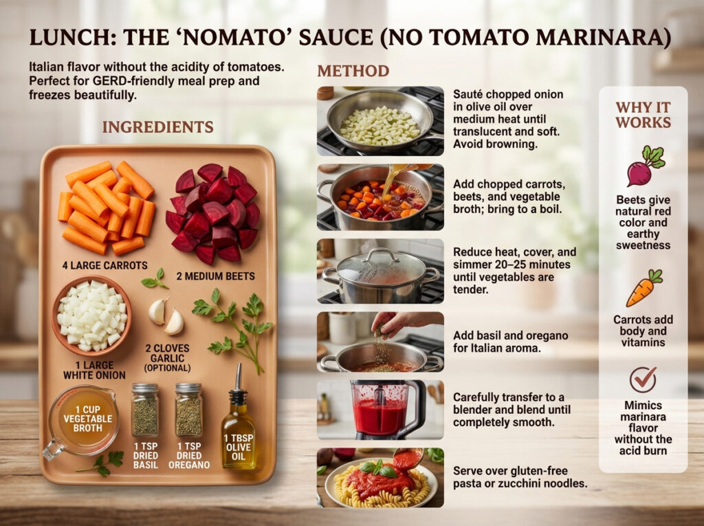 Lunch: The "Nomato" Sauce (No Tomato Marinara)