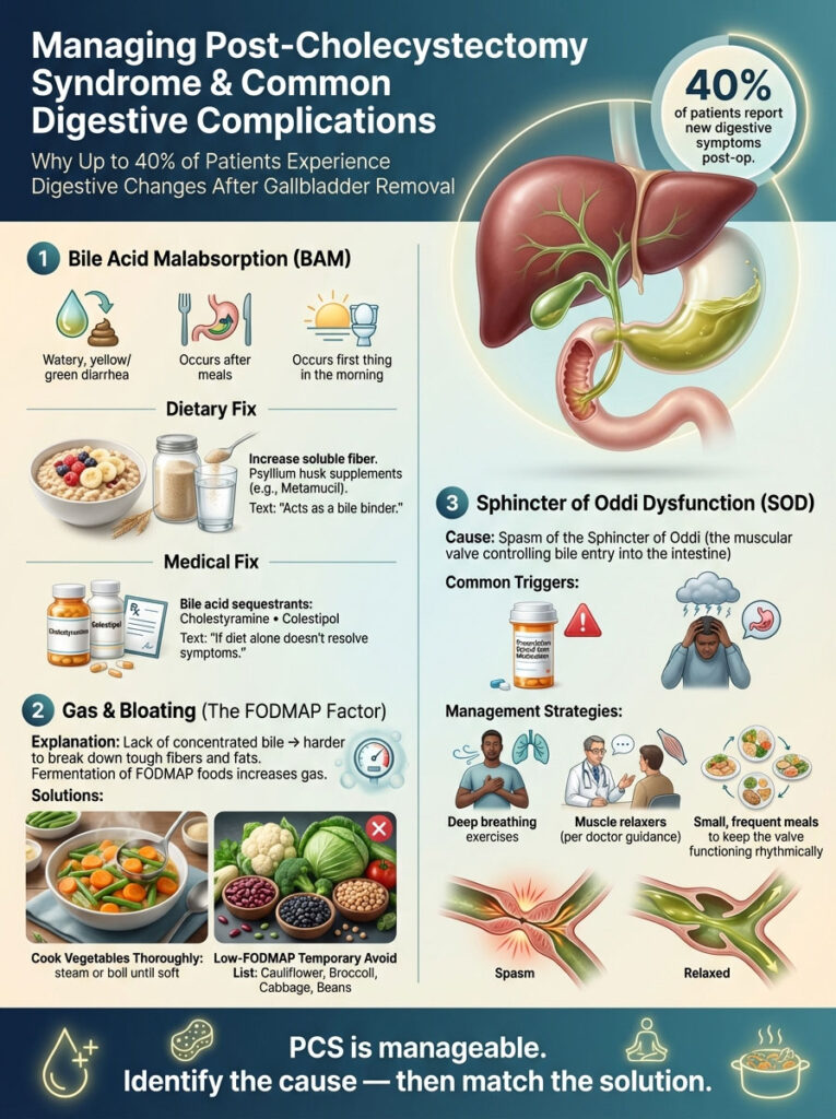 Managing Post-Cholecystectomy Syndrome and Complications