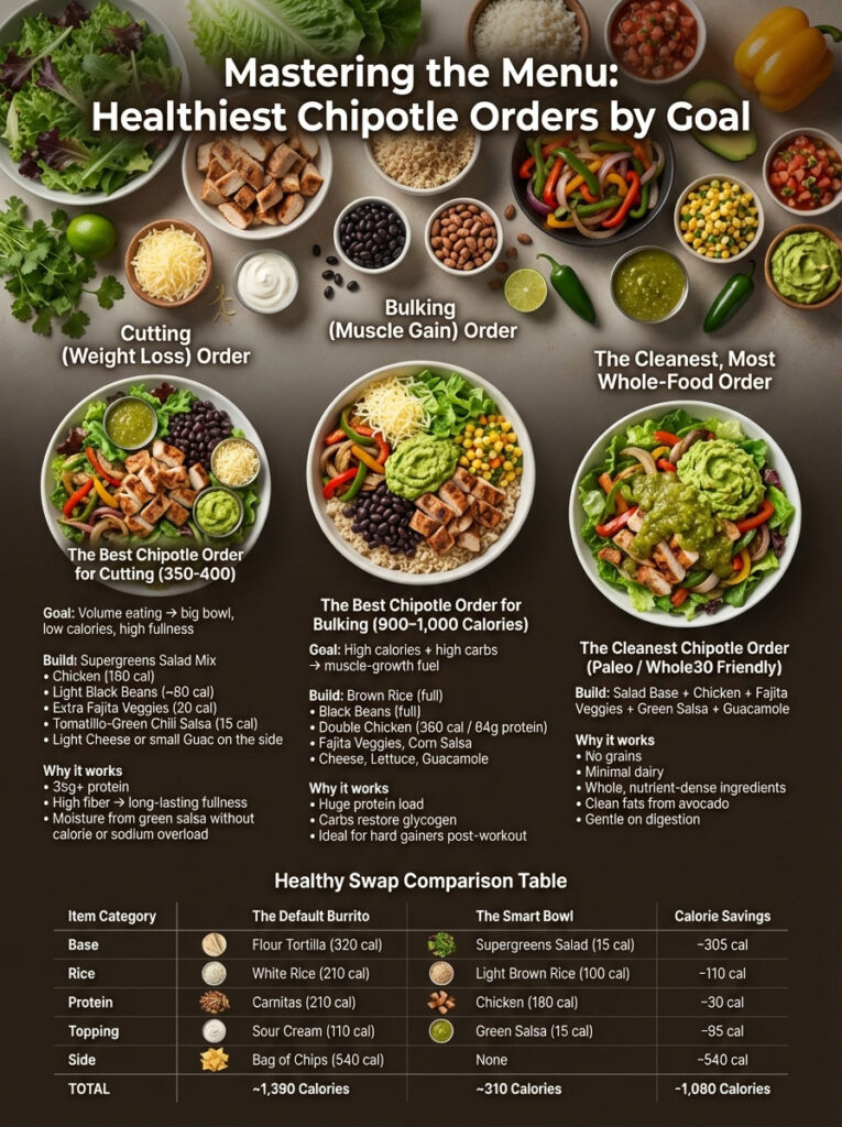 Mastering the Menu: Healthiest Orders by Goal