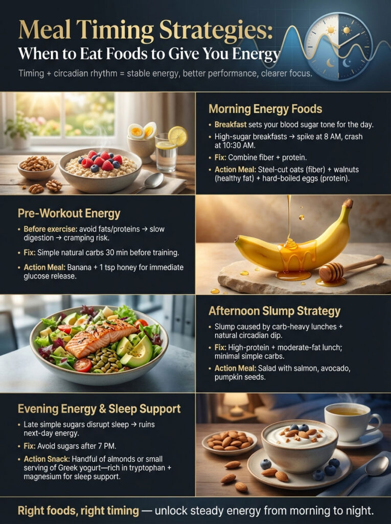 Meal Timing Strategies: When to Eat Foods to Give You Energy