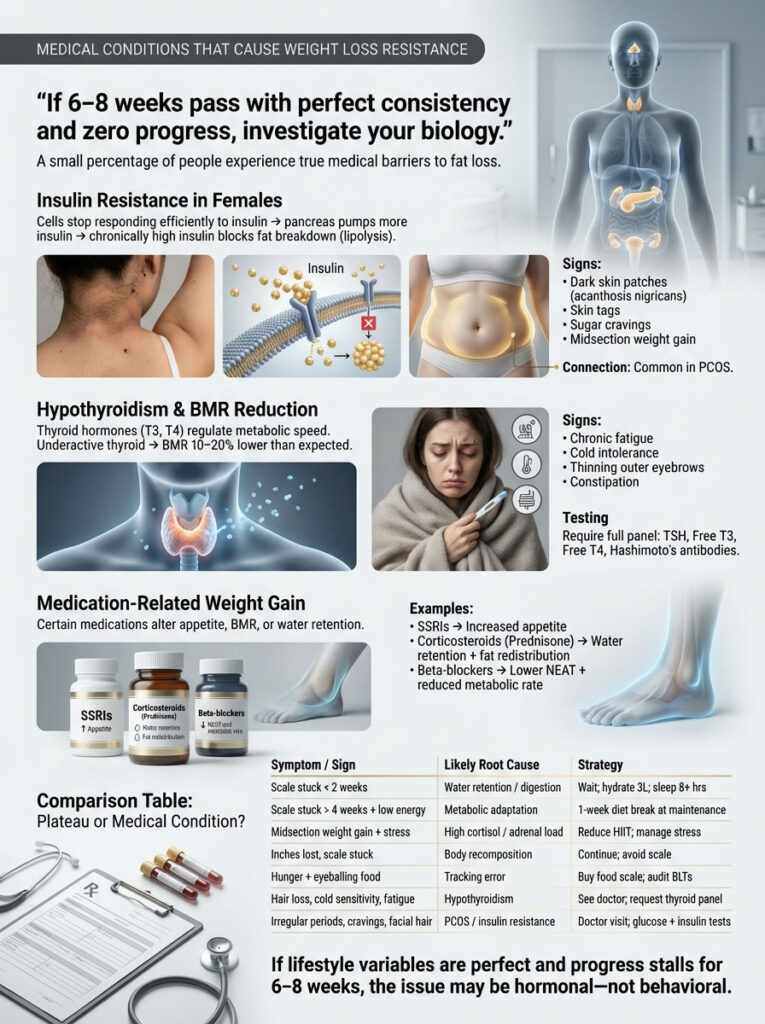 Medical Conditions Causing Weight Loss Resistance