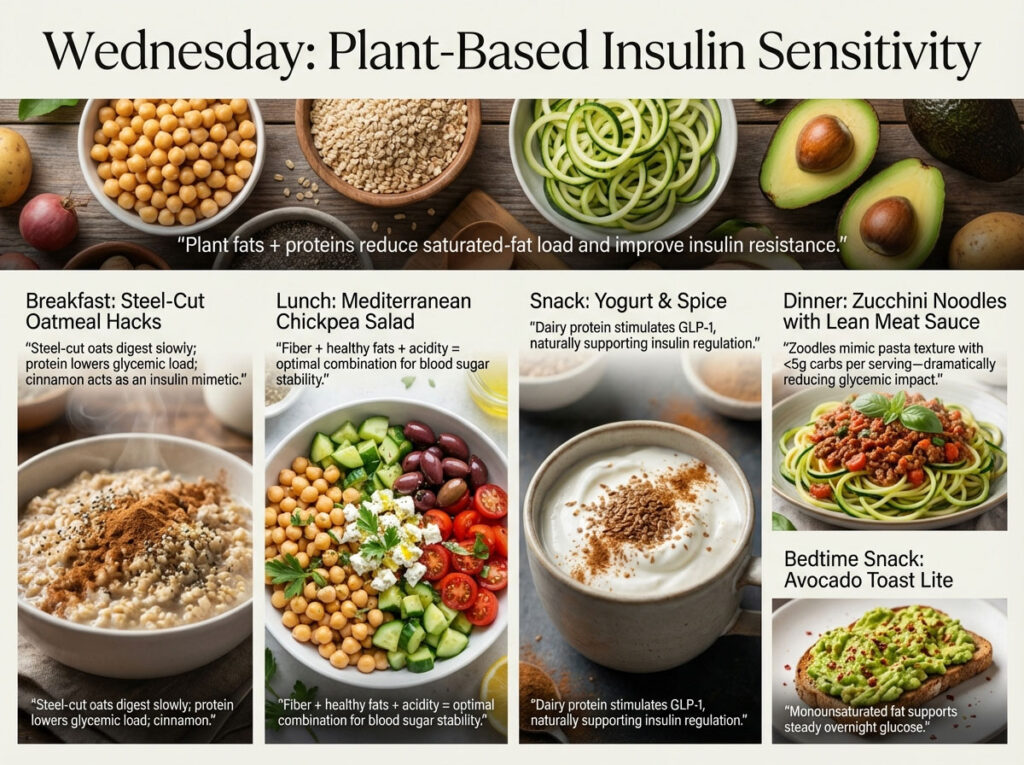 Wednesday: Plant-Based Insulin Sensitivity