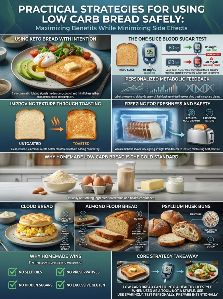 Practical Strategies for Integrating Low Carb Bread Safely