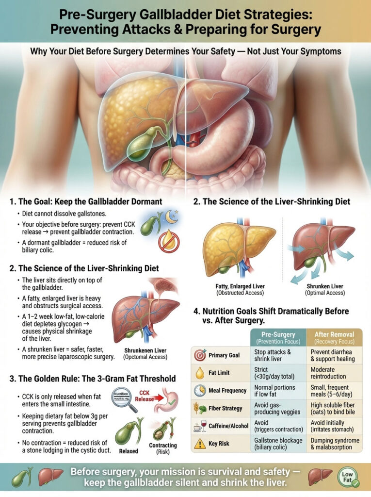 Pre-Surgery Gallbladder Diet Strategies to Prevent Attacks