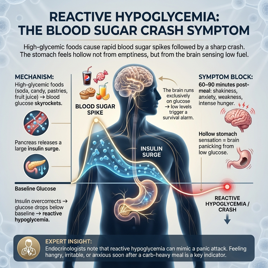 Reactive Hypoglycemia: The Blood Sugar Crash Symptom