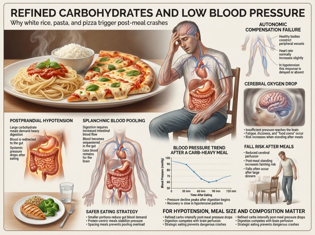 Refined Carbohydrates (White Rice, Pasta, Pizza)