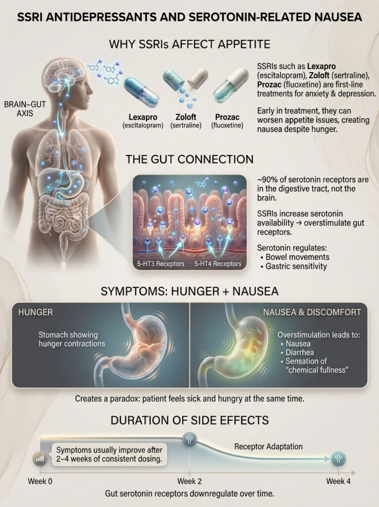 SSRI Antidepressants and Serotonin-Related Nausea