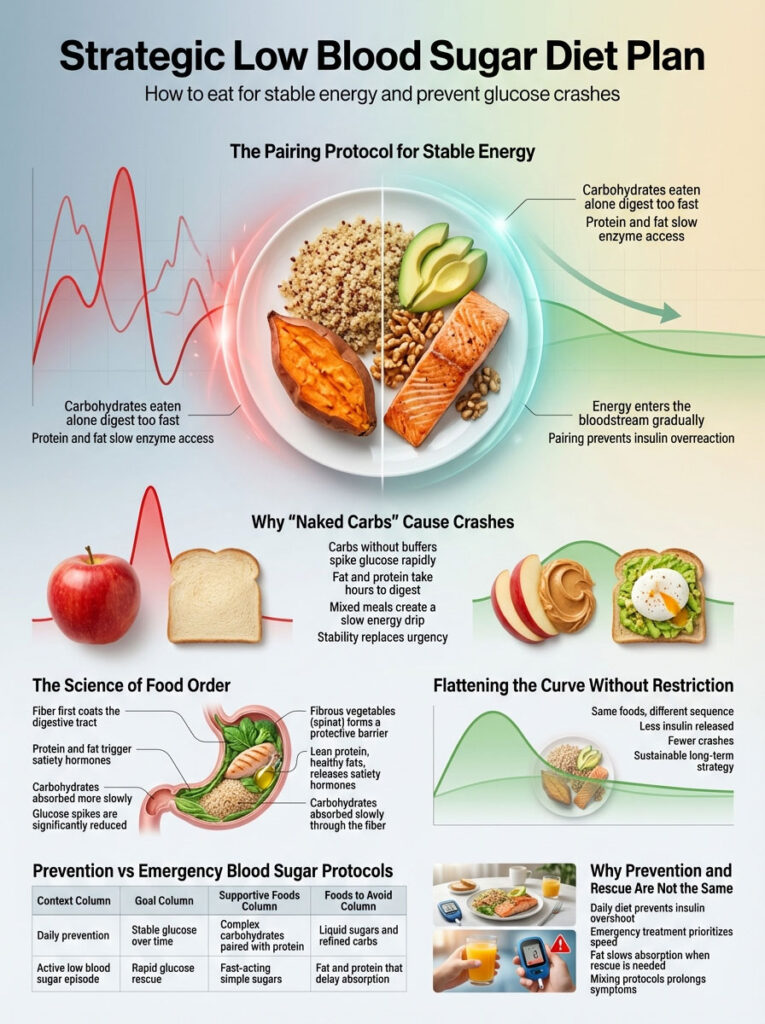 Strategic Low Blood Sugar Diet Plan and Pairing Protocols