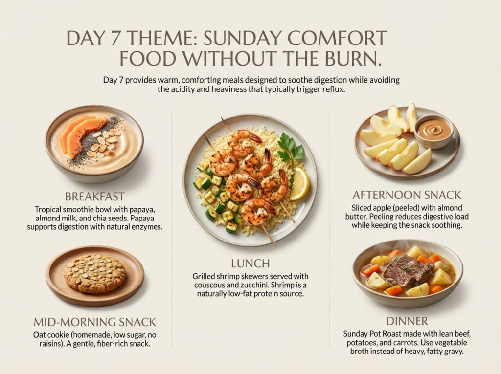 Day 7 Meal Plan: Sunday Comfort Food without the Burn