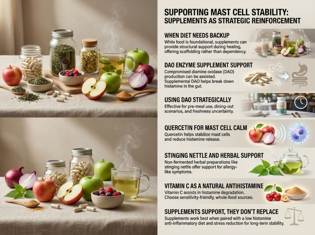 Supplements and Lifestyle Levers for Mast Cell Stabilization