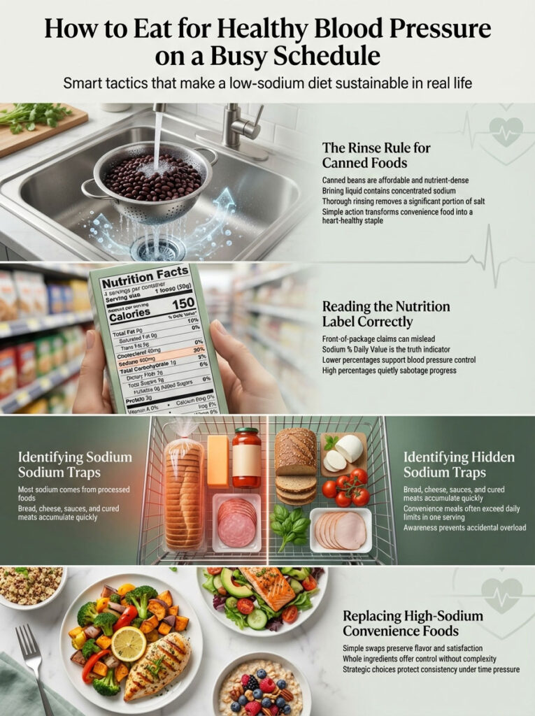 Tactical Execution: How to Eat for Low BP on a Busy Schedule