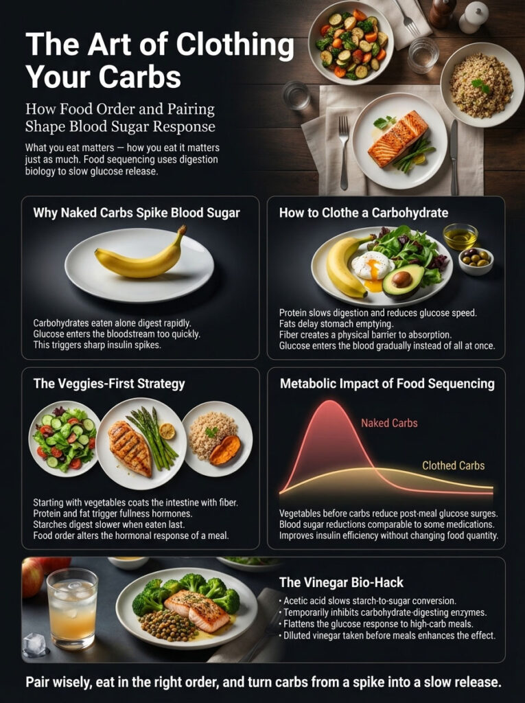 The Art of "Clothing Your Carbs" and Food Sequencing