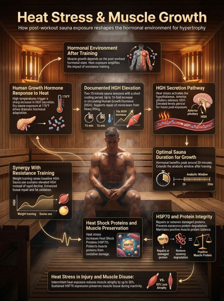 The Hypertrophy and Hormonal Response to Heat Stress