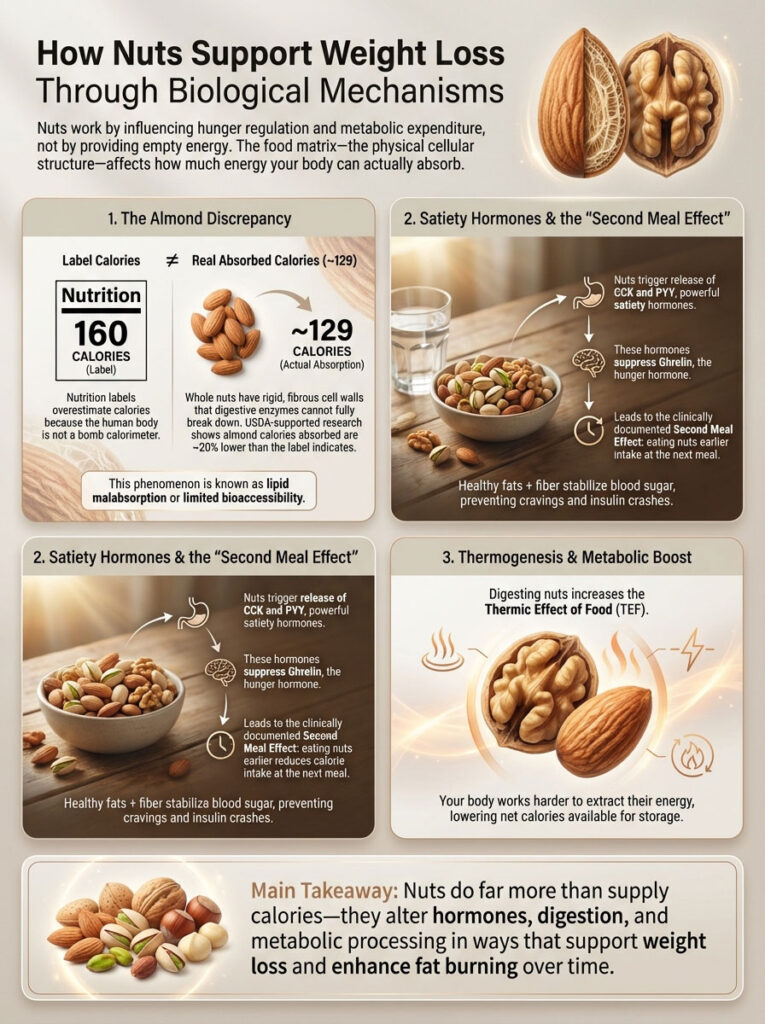 The Metabolic Science Behind Low Calorie Nuts for Weight Loss