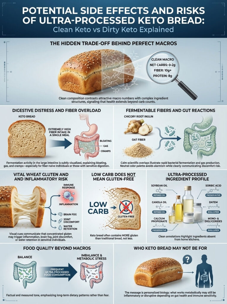 The Potential Side Effects and Risks of Consuming Ultra Processed Keto Bread